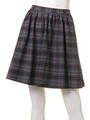 チェックギャザースカート