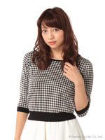 ハウンドトゥースプルオーバー