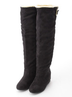 インヒールファーツキニーハイブーツ