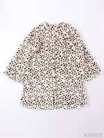 ノーカラーファーコート