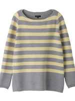 ボーダーチュニックプルオーバー