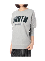 ロゴプリントドロップショルダースウェット