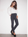stripe stretch leggings 