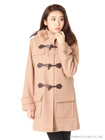 フードダッフルコート