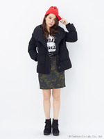 ショール衿L67中綿／CT