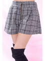 チェックショートパンツ