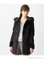 フェィクムートンダッフルコート