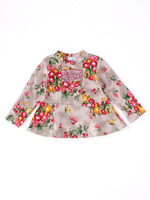 フルーツバスケットプリント裏毛チュニック