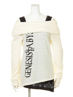 オフショルニットソー＆タンクセット