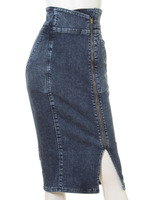 デニムタイトスカート