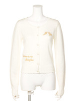 ハートボタンニットカーディガン