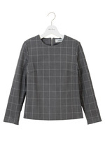 セットアップペプラムトップス