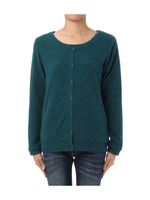 ビジュー付きプルーバー×クルーネックカーディガン