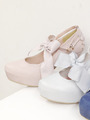 結びリボンパンプス