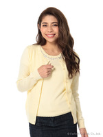 ビジュー付きニットアンサンブル