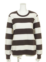 カラーボーダースウェット