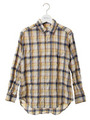 チェックユルシャツ