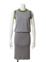 [FURFUR]ワイドリブ ワンピース