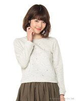 ・フロントビジュー裏毛プルオーバー
