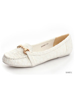 ゴールドビットフラットローファー