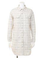 起毛チェックシャツOP