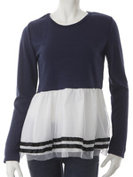 【ECURY】チュールドッキングチュニック