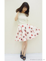 ボンディングフラワースカート