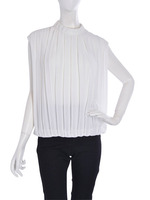 シフォンプリーツブラウス