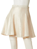 光沢サーキュラスカート