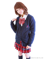 【Barbieスクール】Barbie カーディガン ネイビー L