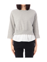 レイヤード風裏毛プルオーバー