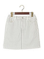 JCAN STRC ストライプタイトミニスカート