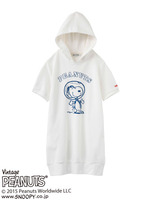 SNOOPY S/S HOODIE SWEAT DRESS
