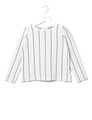 ストライプセットアップトップス