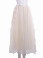 ロングチュールスカート