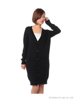 7ゲージロングカーディガン