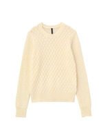 ダイヤ編みニット