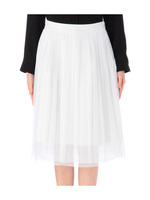 チュールプリーツスカート