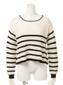 ボーダーダウンニットTOPS