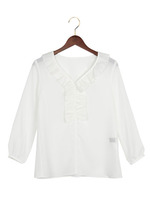 JOC PE デシン前フリルブラウス