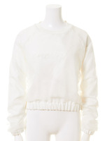 enough&オーガンジー プルオーバー