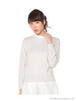 フリル衿付きプルオーバー