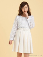 ベルト付タックスカート