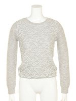 前身レースアンゴラプルオーバー