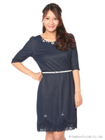 エンブロイダリーオーガンヘムワンピース