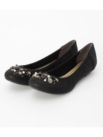 ビジューバレエシューズ