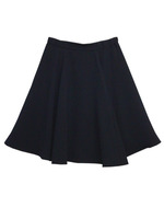 ひざ丈切替フレアスカート