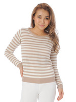 ボーダーニットトップ