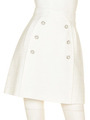 ダブル釦台形スカート