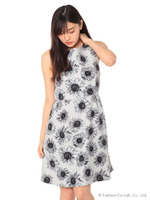 Sひまわり柄ワンピース